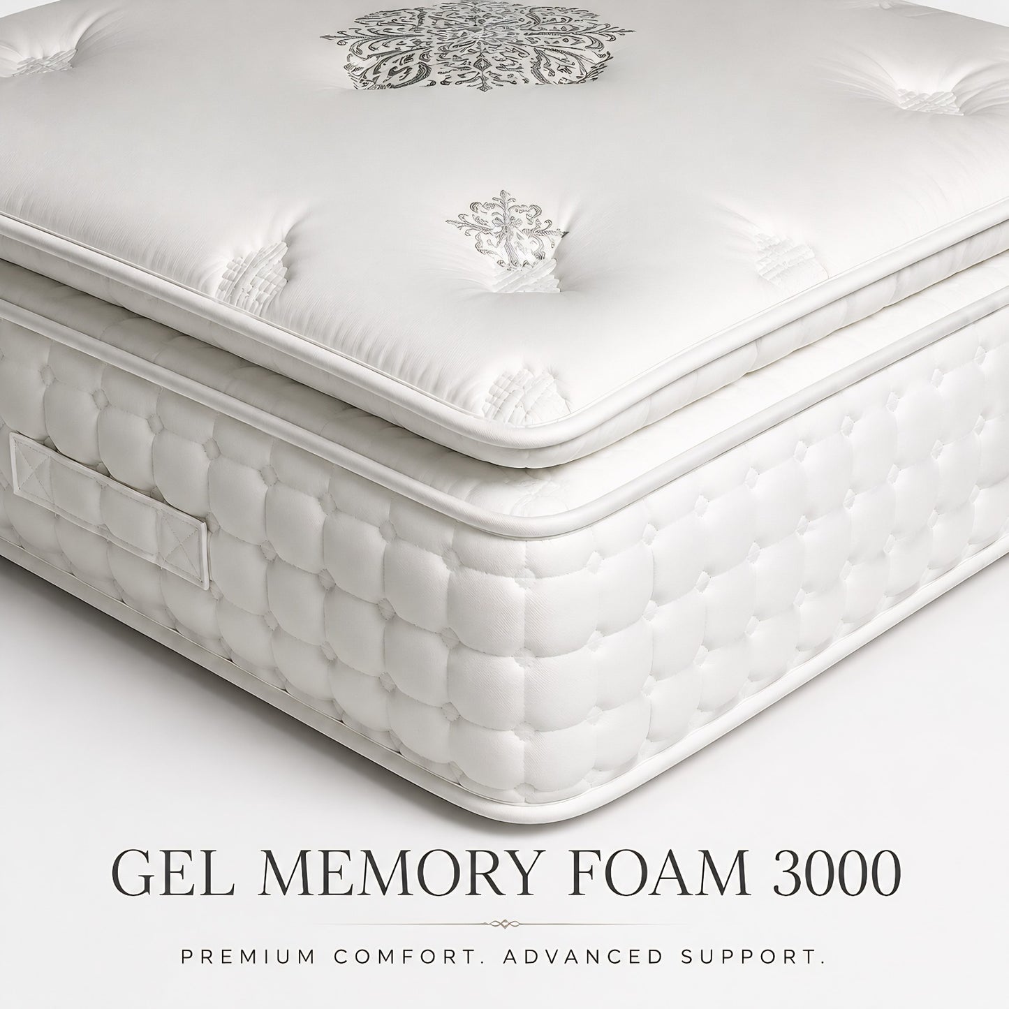 One Third 3000 Pocket Spring Pillowtop Mattress - Vacuum packed In one Box