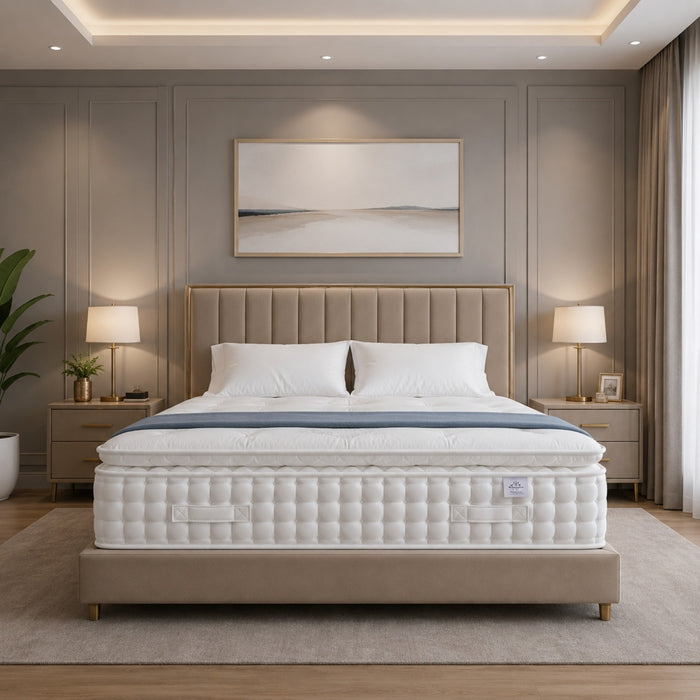 One Third 3000 Pocket Spring Pillowtop Mattress - Vacuum packed In one Box