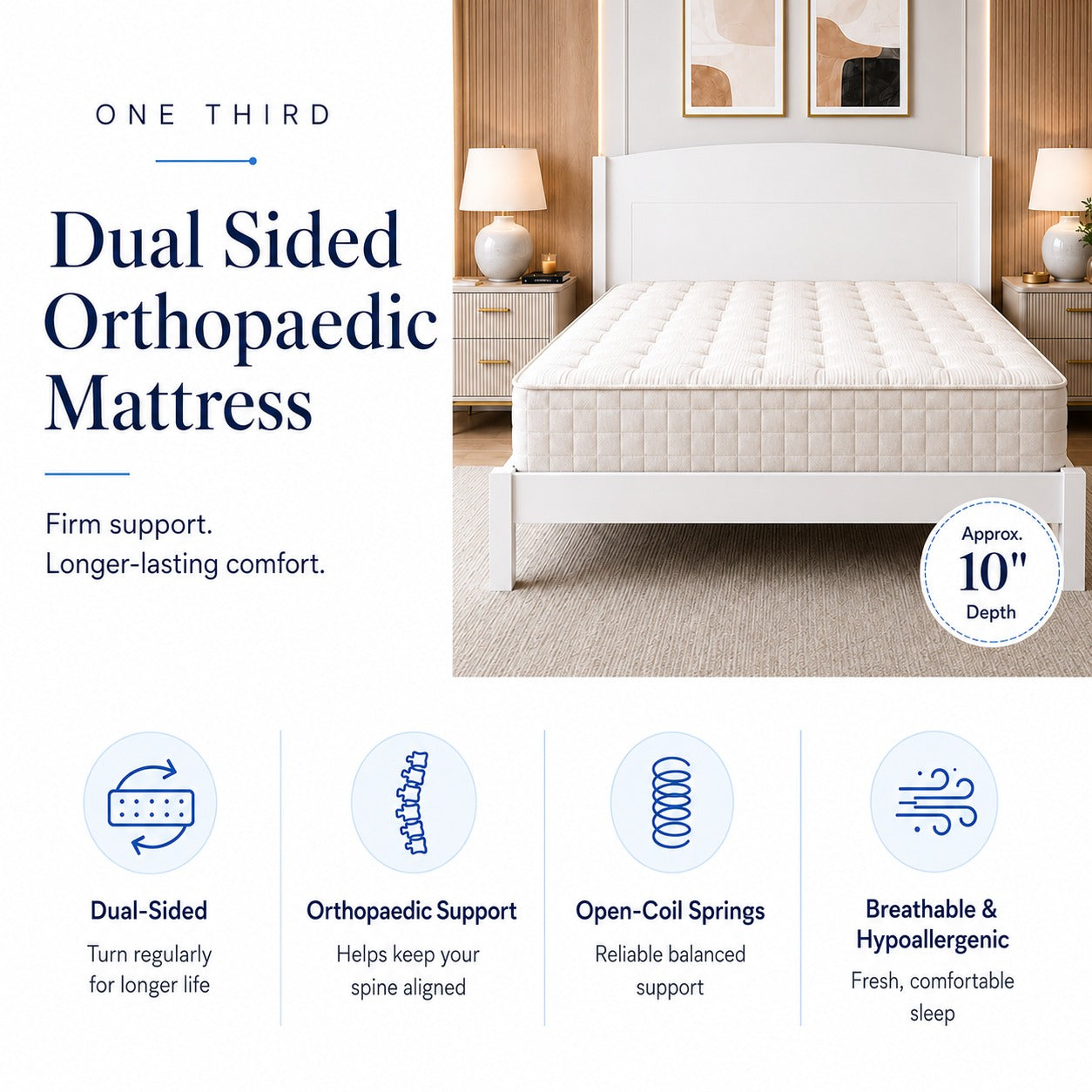 One third Dual Sided Ortho Mattress