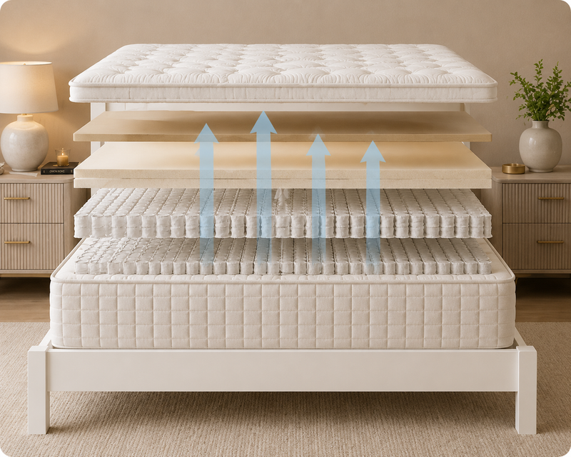 Breathable airflow fora fresher sleep